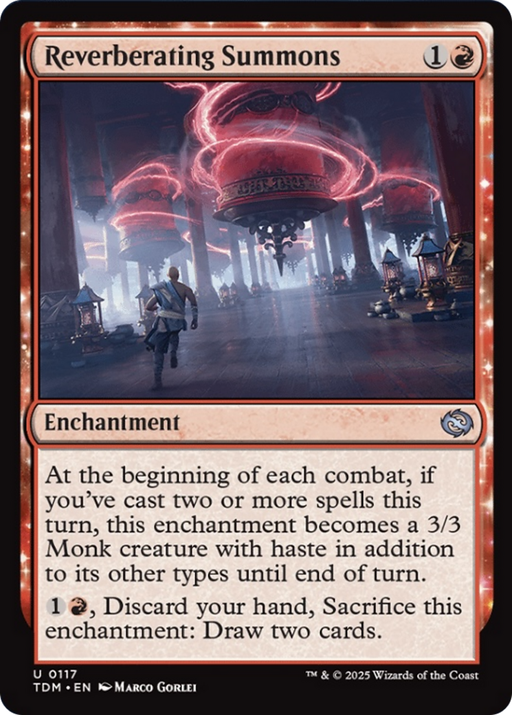 Reverberating Summons [Tarkir: Dragonstorm] | Total Play