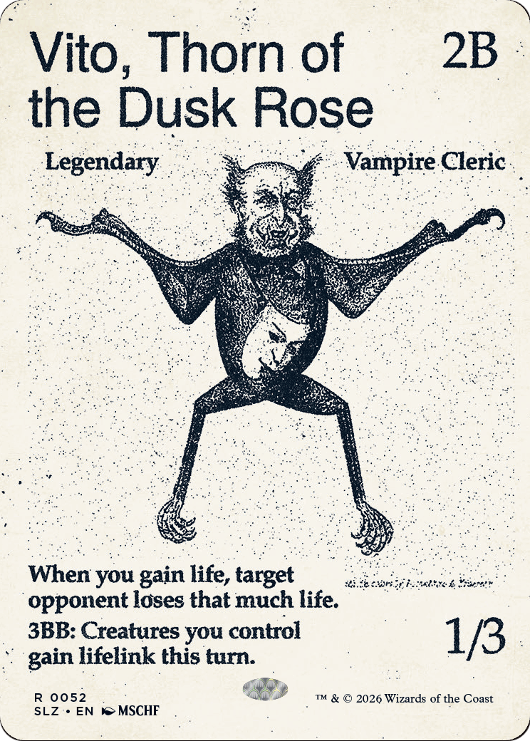 Vito, Thorn of the Dusk Rose (0052) [Secret Lair x MSCHF: The Zeta Set] | Total Play