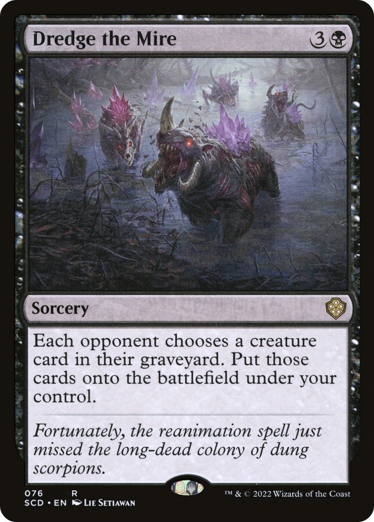 Dredge the Mire [Starter Commander Decks] | Total Play