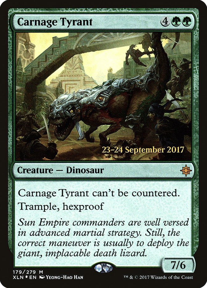 Carnage Tyrant [Ixalan Prerelease Promos] | Total Play