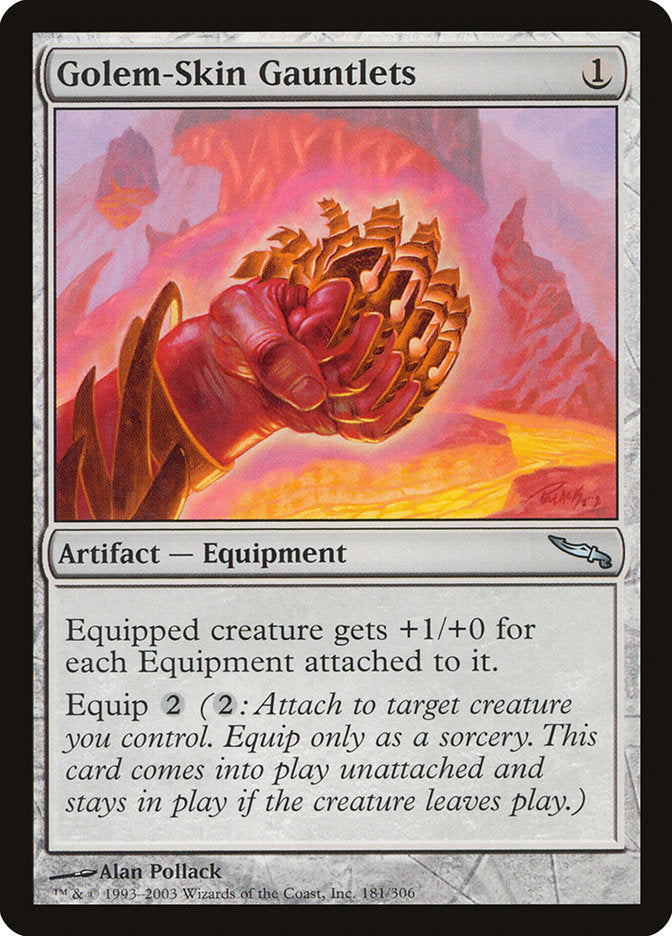 Golem-Skin Gauntlets [Mirrodin] | Total Play