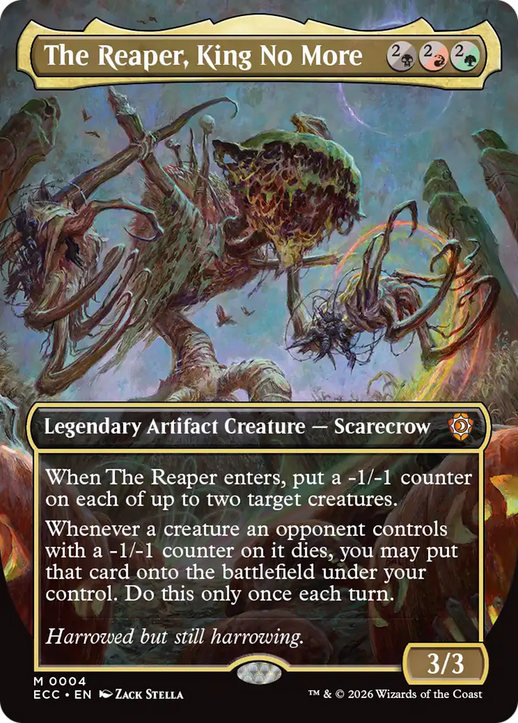 The Reaper, King No More (Borderless) [Lorwyn Eclipsed Commander] | Total Play