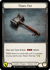 Embodiment of Lightning // Titan's Fist [ELE202] (Tales of Aria)  1st Edition Normal | Total Play
