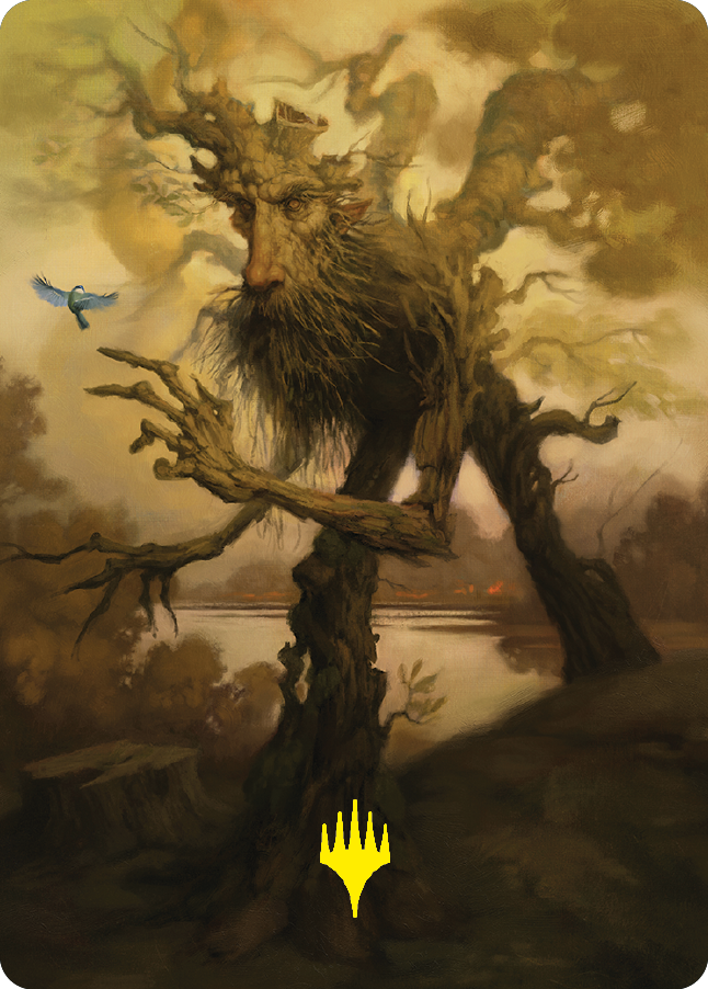 Treefolk Token Art Card (Gold-Stamped Signature) [The Lord of the Rings: Tales of Middle-earth Art Series] | Total Play