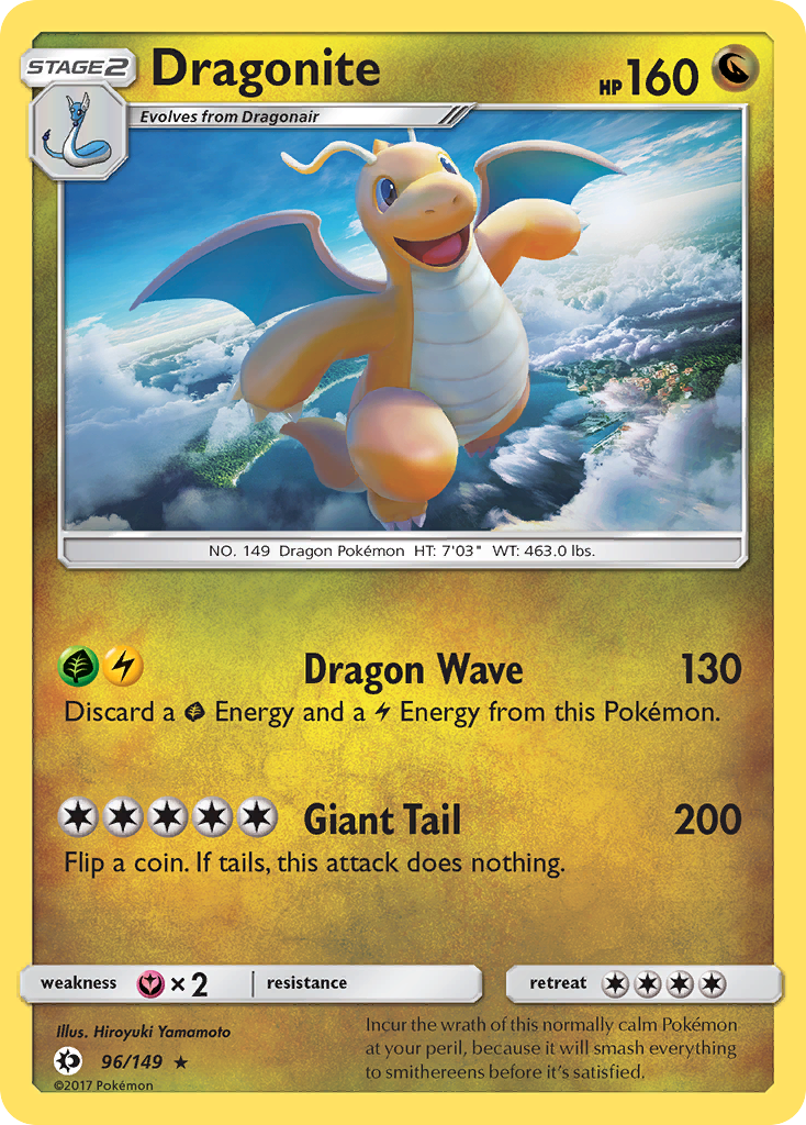 Dragonite (96/149) [Sun & Moon: Base Set] | Total Play