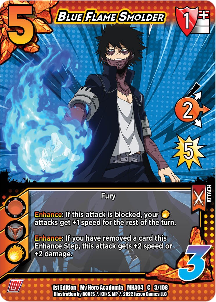 Blue Flame Smolder [League of Villains] | Total Play