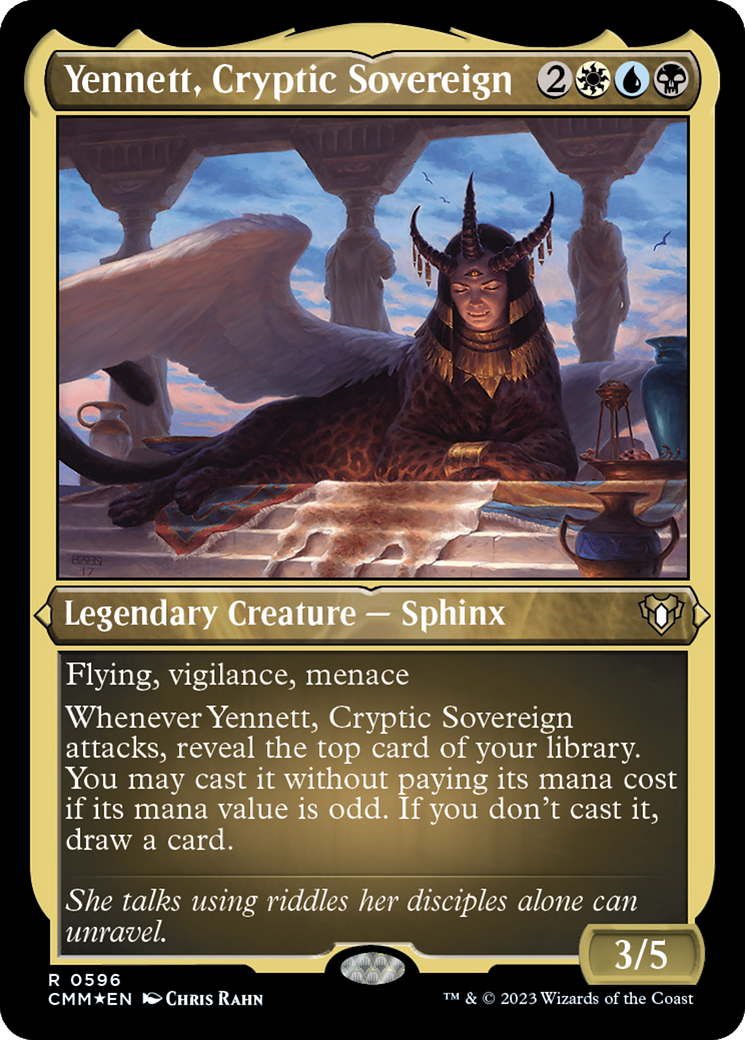 Yennett, Cryptic Sovereign (Foil Etched) [Commander Masters] | Total Play