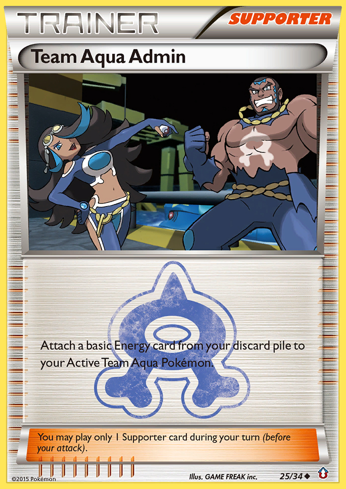 Team Aqua Admin (25/34) [XY: Double Crisis] | Total Play