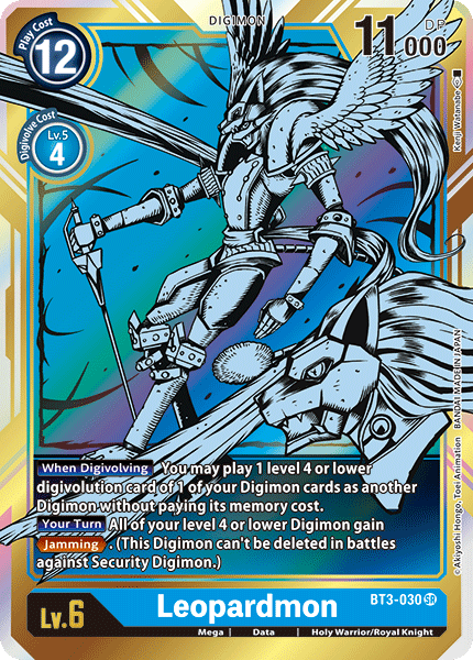 Leopardmon [BT3-030] (Alternate Art) [Release Special Booster Ver.1.0] | Total Play