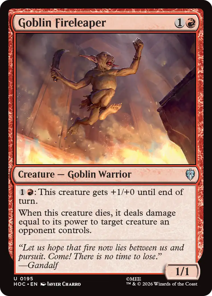 Goblin Fireleaper [The Hobbit: Eternal-Legal] | Total Play