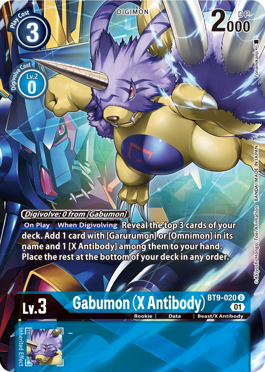 Gabumon (X Antibody) [BT9-020] (Alternate Art) [X Record] | Total Play