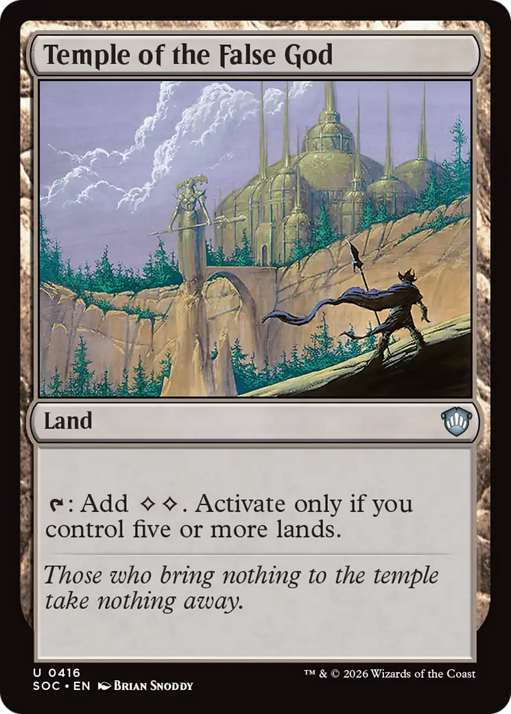Temple of the False God [Secrets of Strixhaven Commander] | Total Play