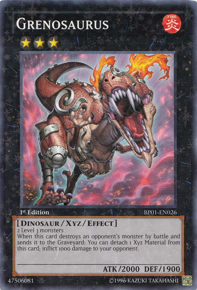 Grenosaurus [BP01-EN026] Starfoil Rare | Total Play