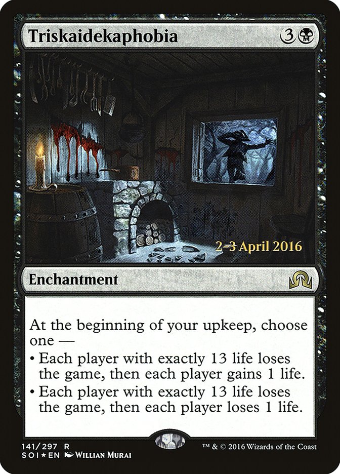Triskaidekaphobia [Shadows over Innistrad Prerelease Promos] | Total Play