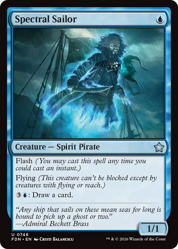 Spectral Sailor (0746) [Foundations] | Total Play
