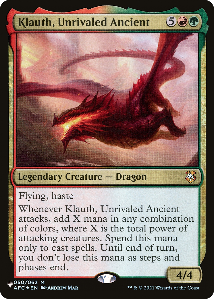 Klauth, Unrivaled Ancient [The List] | Total Play