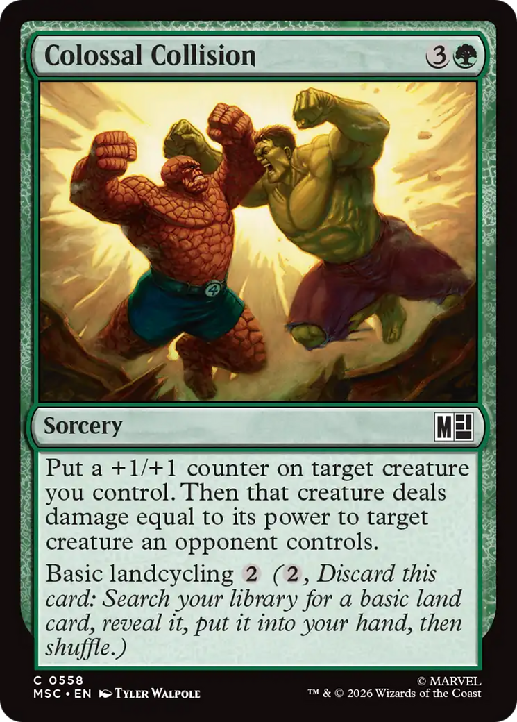 Colossal Collision [Marvel Super Heroes Commander] | Total Play