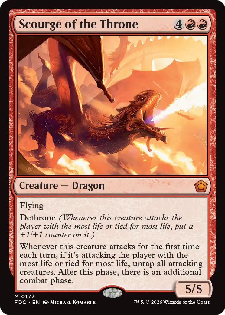 Scourge of the Throne [Foundations Commander] | Total Play