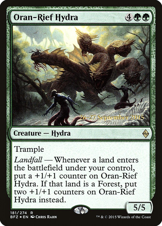 Oran-Rief Hydra [Battle for Zendikar Prerelease Promos] | Total Play