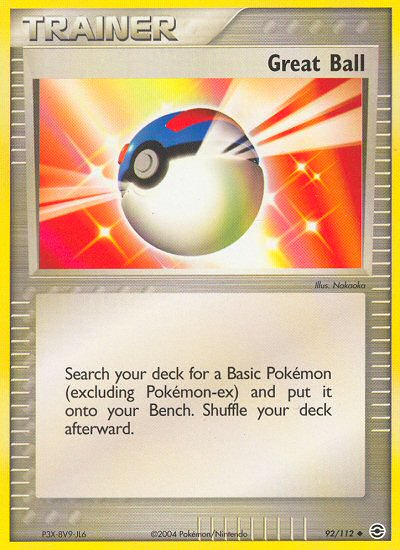 Great Ball (92/112) [EX: FireRed & LeafGreen] | Total Play