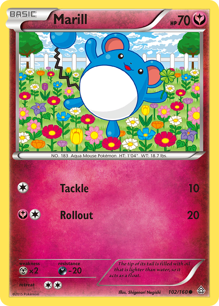Marill (102/160) [XY: Primal Clash] | Total Play