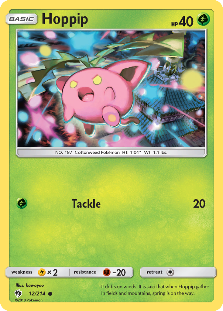 Hoppip (12/214) [Sun & Moon: Lost Thunder] | Total Play