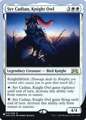 Syr Cadian, Knight Owl (Unfinity Foil Edition) [The List] | Total Play