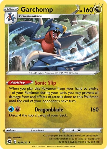 Garchomp (109/172) [Sword & Shield: Brilliant Stars] | Total Play