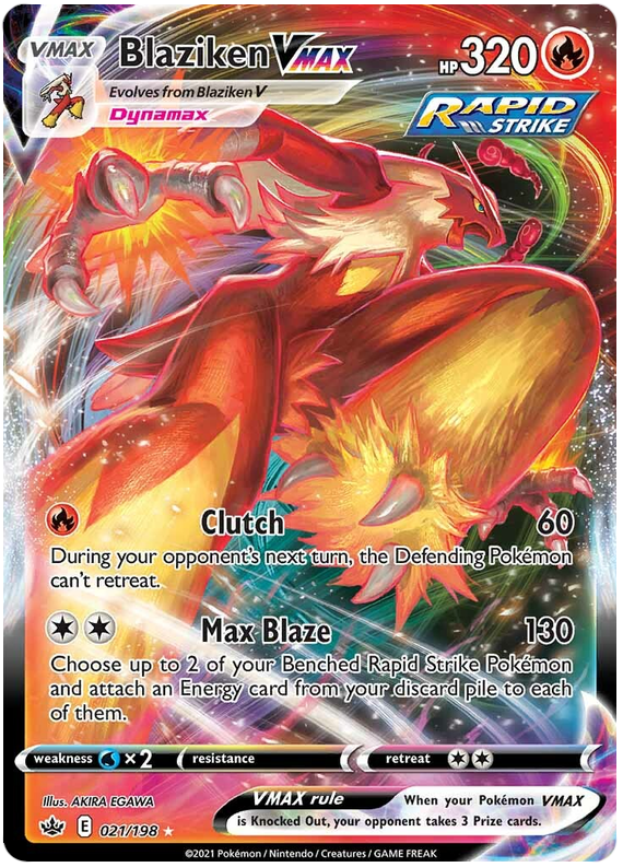 Blaziken VMAX (021/198) [Sword & Shield: Chilling Reign] | Total Play