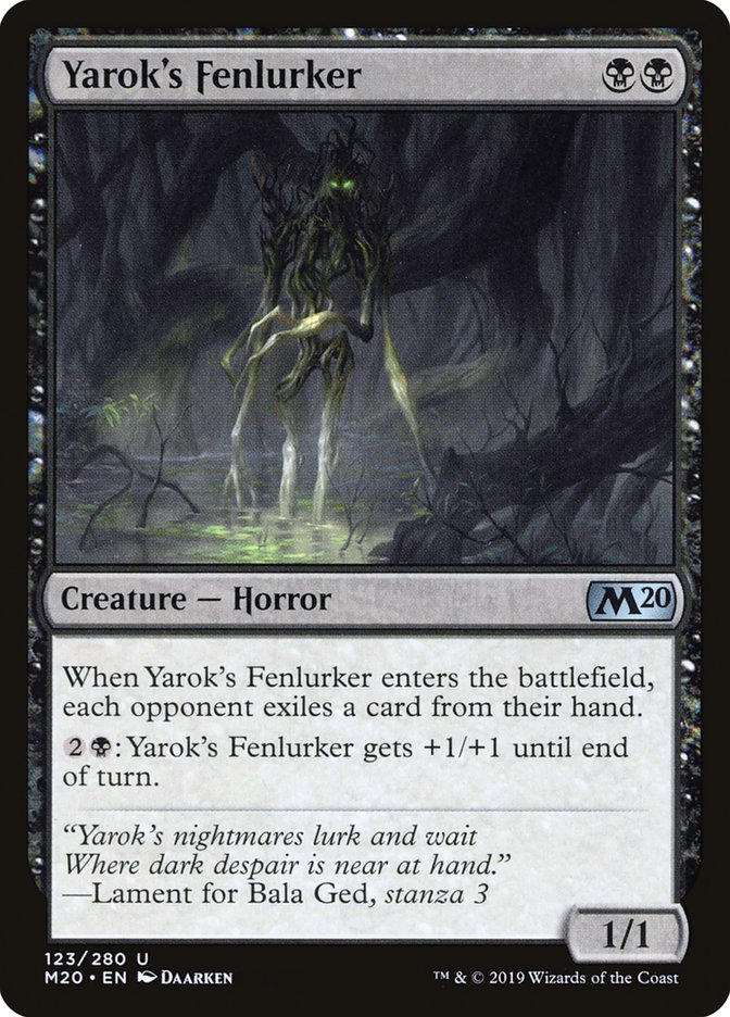 Yarok's Fenlurker [Core Set 2020] | Total Play