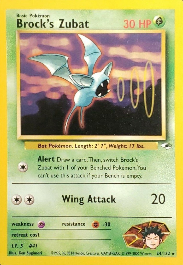 Brock's Zubat (24/132) [Gym Heroes Unlimited] | Total Play