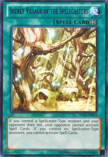 Secret Village of the Spellcasters (Purple) [DL14-EN013] Rare | Total Play