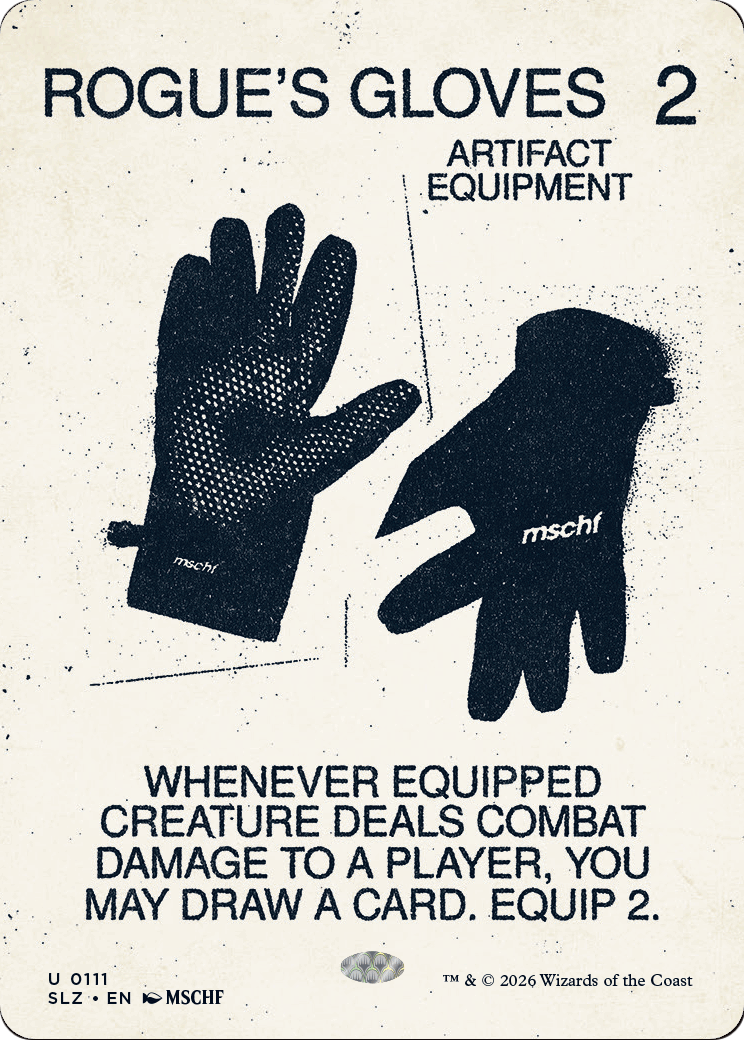Rogue's Gloves (0111) [Secret Lair x MSCHF: The Zeta Set] | Total Play