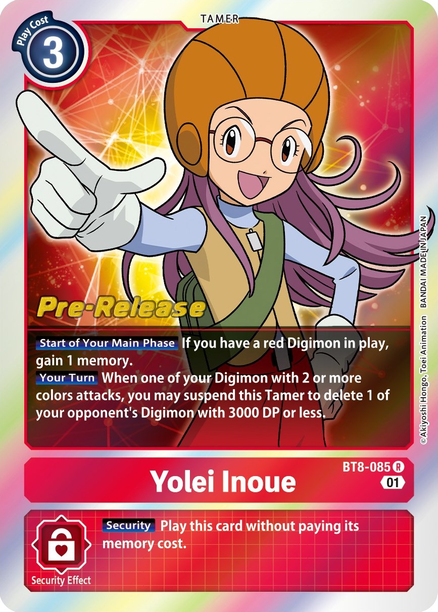 Yolei Inoue [BT8-085] [New Awakening Pre-Release Cards] | Total Play