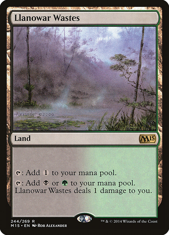 Llanowar Wastes [Magic 2015] | Total Play