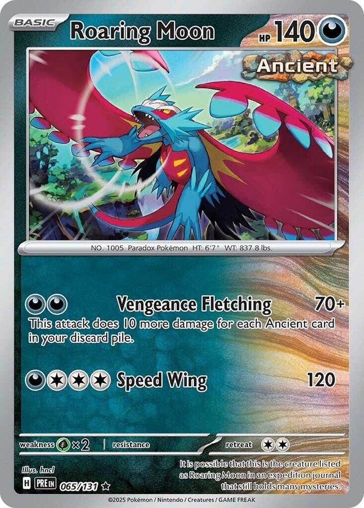 Roaring Moon (065/131) [Scarlet & Violet: Prismatic Evolutions] | Total Play