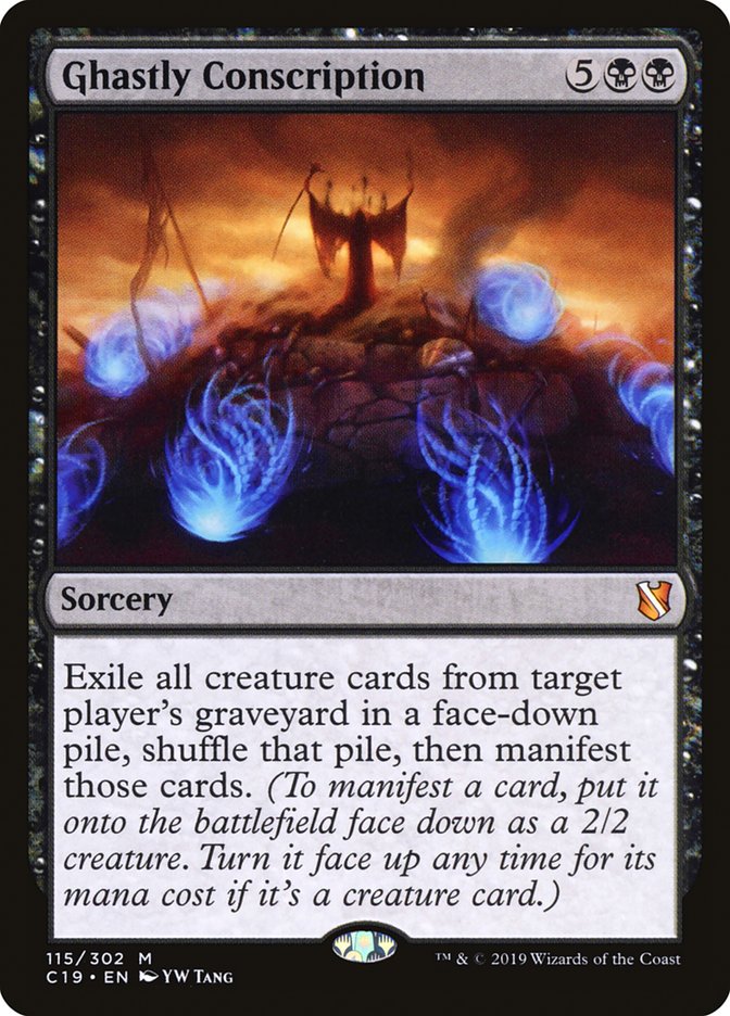 Ghastly Conscription [Commander 2019] | Total Play