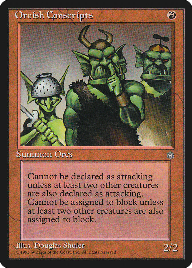 Orcish Conscripts [Ice Age] | Total Play