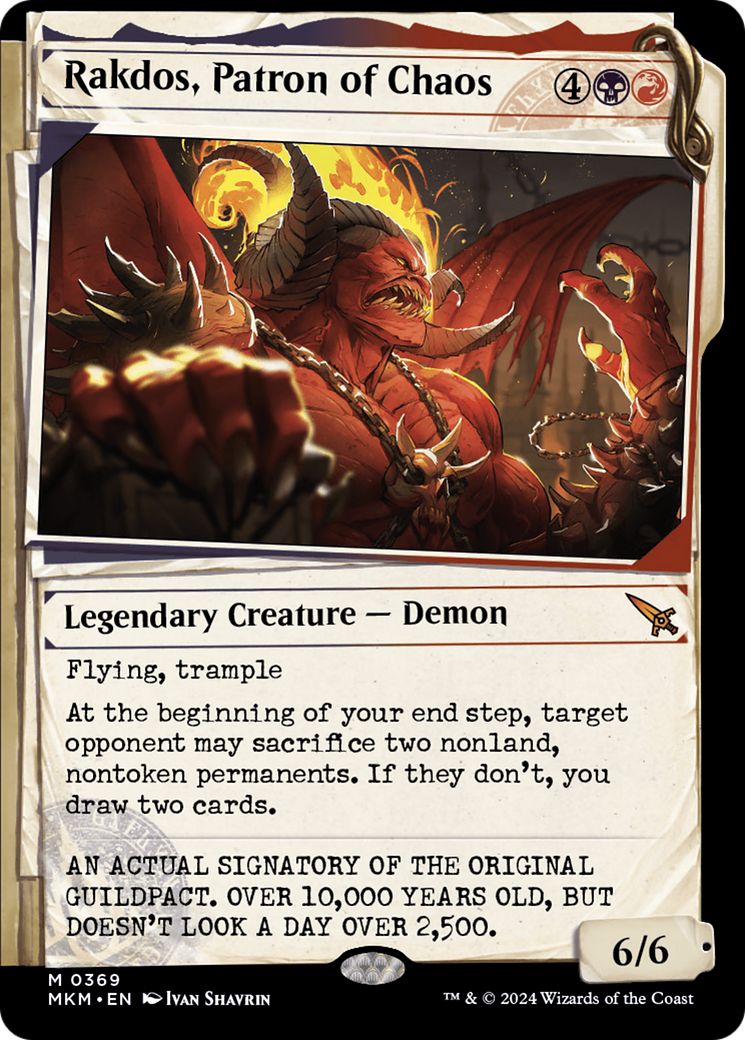 Rakdos, Patron of Chaos (Showcase) (0369) [Murders at Karlov Manor] | Total Play