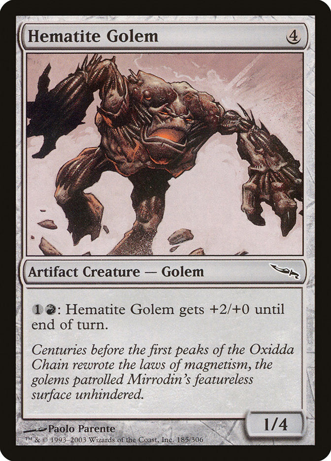 Hematite Golem [Mirrodin] | Total Play