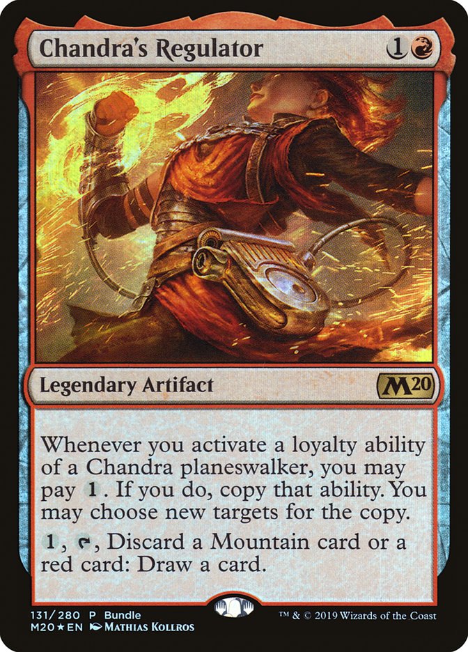 Chandra's Regulator (Bundle) [Core Set 2020 Promos] | Total Play