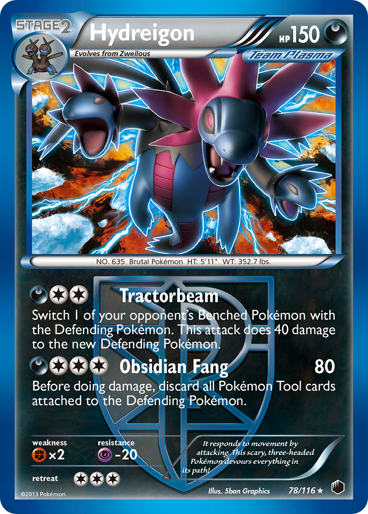 Hydreigon (78/116) [Black & White: Plasma Freeze] | Total Play