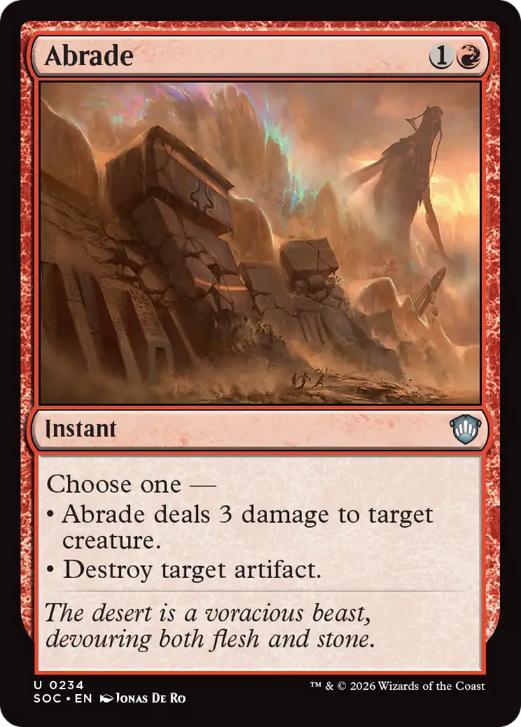 Abrade [Secrets of Strixhaven Commander] | Total Play