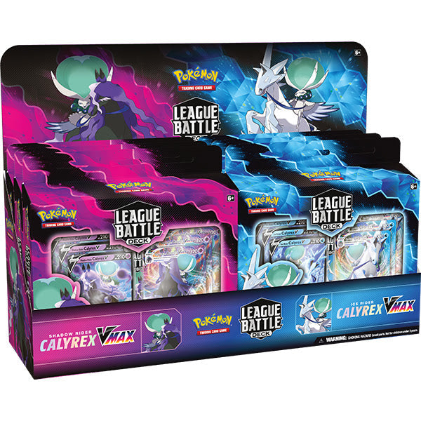 League Battle Deck Display (Shadow Rider/Ice Rider Calyrex VMAX) | Total Play