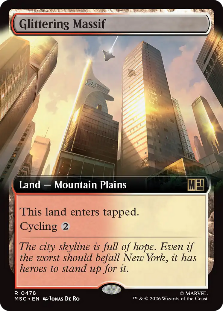 Glittering Massif (Extended Art) [Marvel Super Heroes Commander] | Total Play