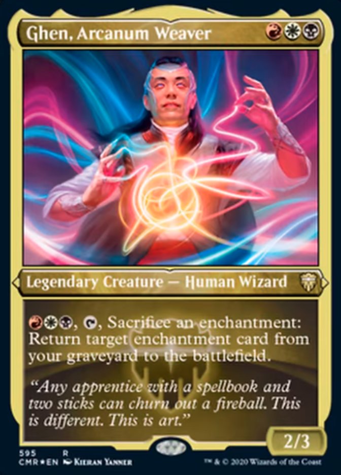 Ghen, Arcanum Weaver (Etched) [Commander Legends] | Total Play