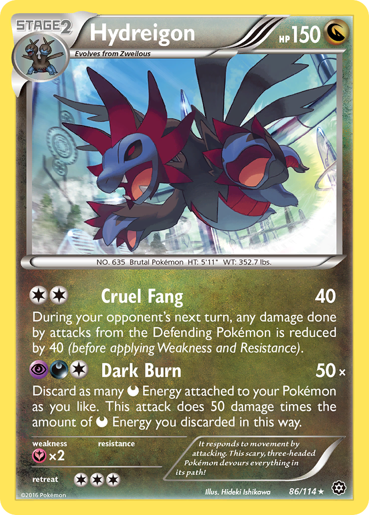 Hydreigon (86/114) [XY: Steam Siege] | Total Play