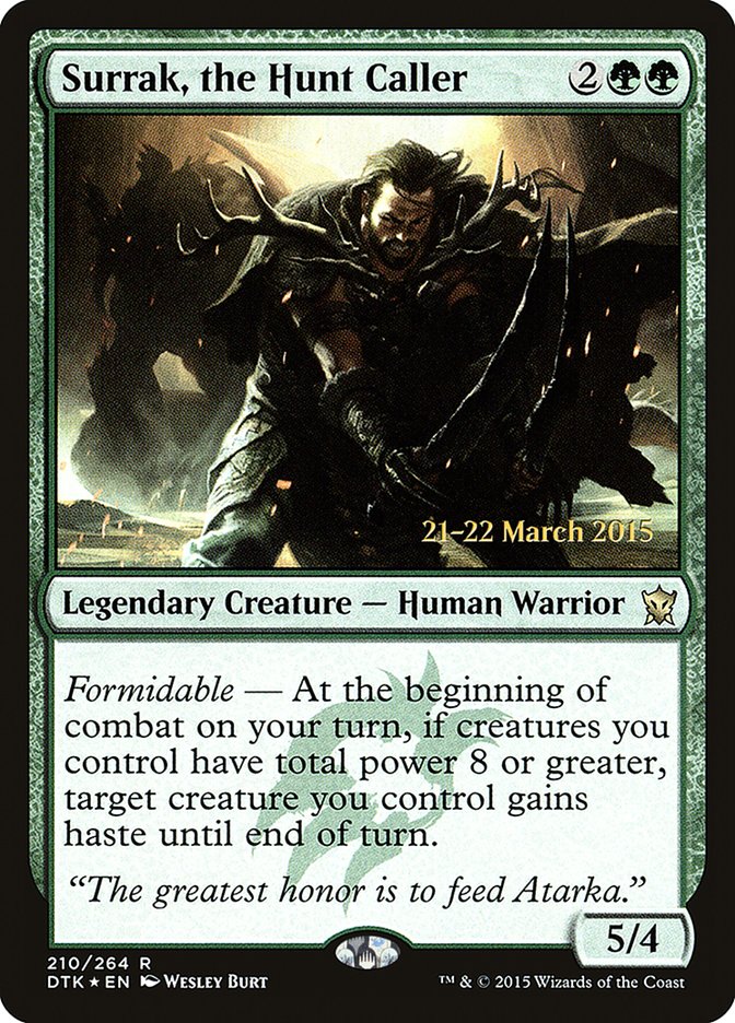 Surrak, the Hunt Caller [Dragons of Tarkir Prerelease Promos] | Total Play