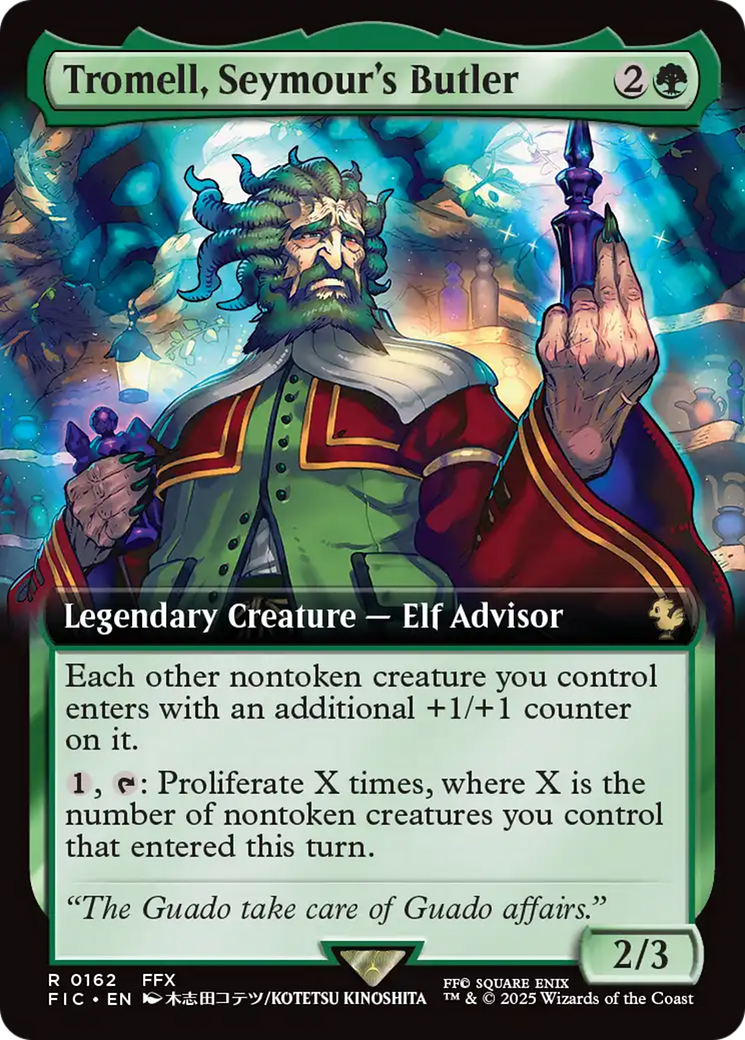 Tromell, Seymour's Butler (Extended Art) [FINAL FANTASY Commander] | Total Play