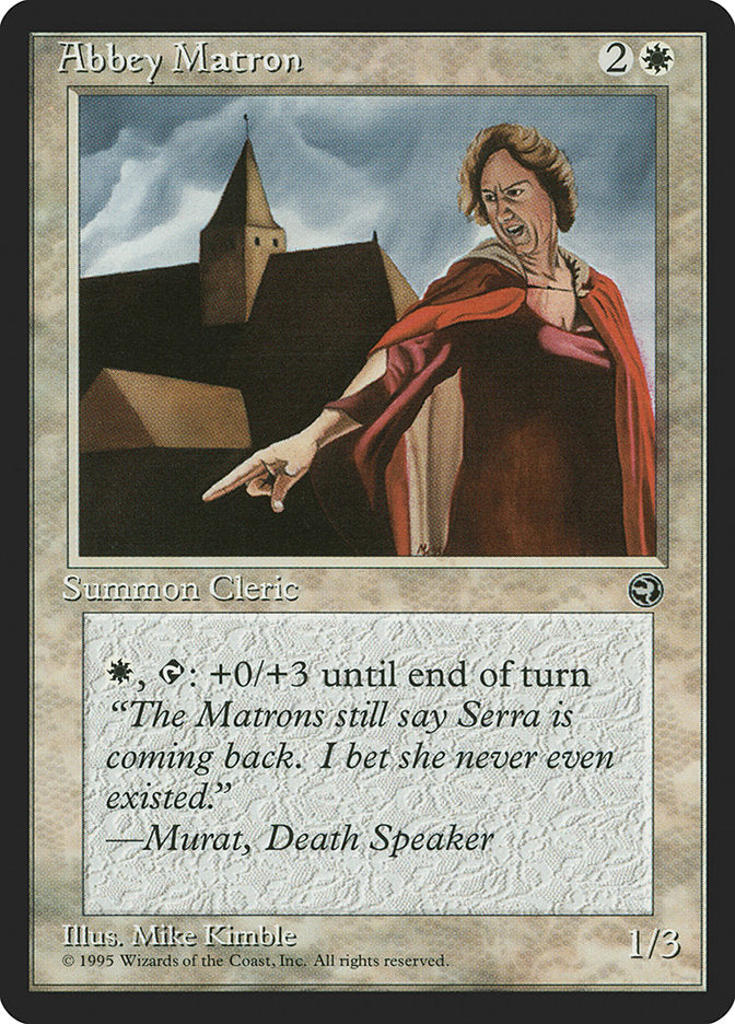 Abbey Matron (Murat Flavor Text) [Homelands] | Total Play
